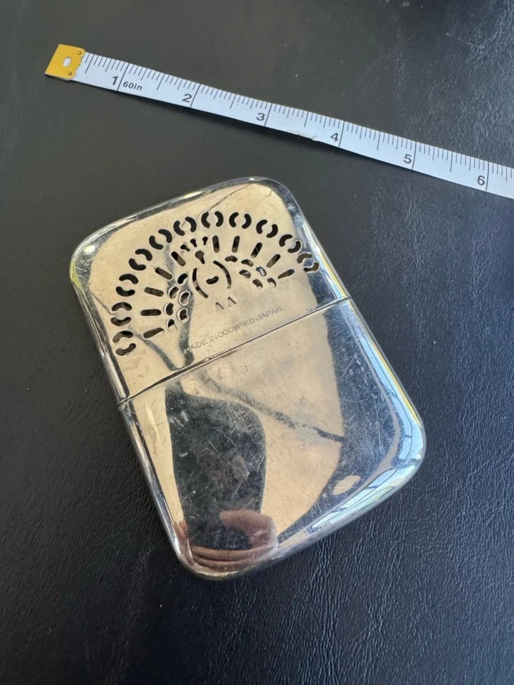 Silver Metallic Pocket Hand Warmer - Reusable Heat Pack